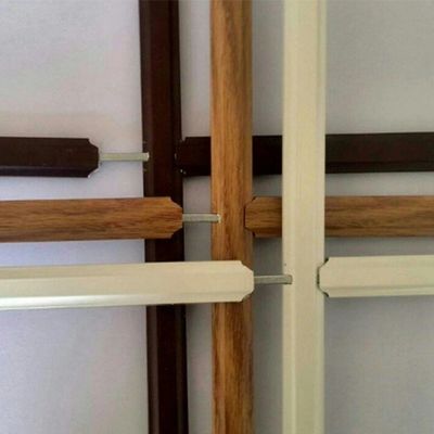 Διακοσμητικό Γεωργιανό Παράθυρο Διπλού Γυαλιού με 8*18 μοντέρνο σχεδιασμό